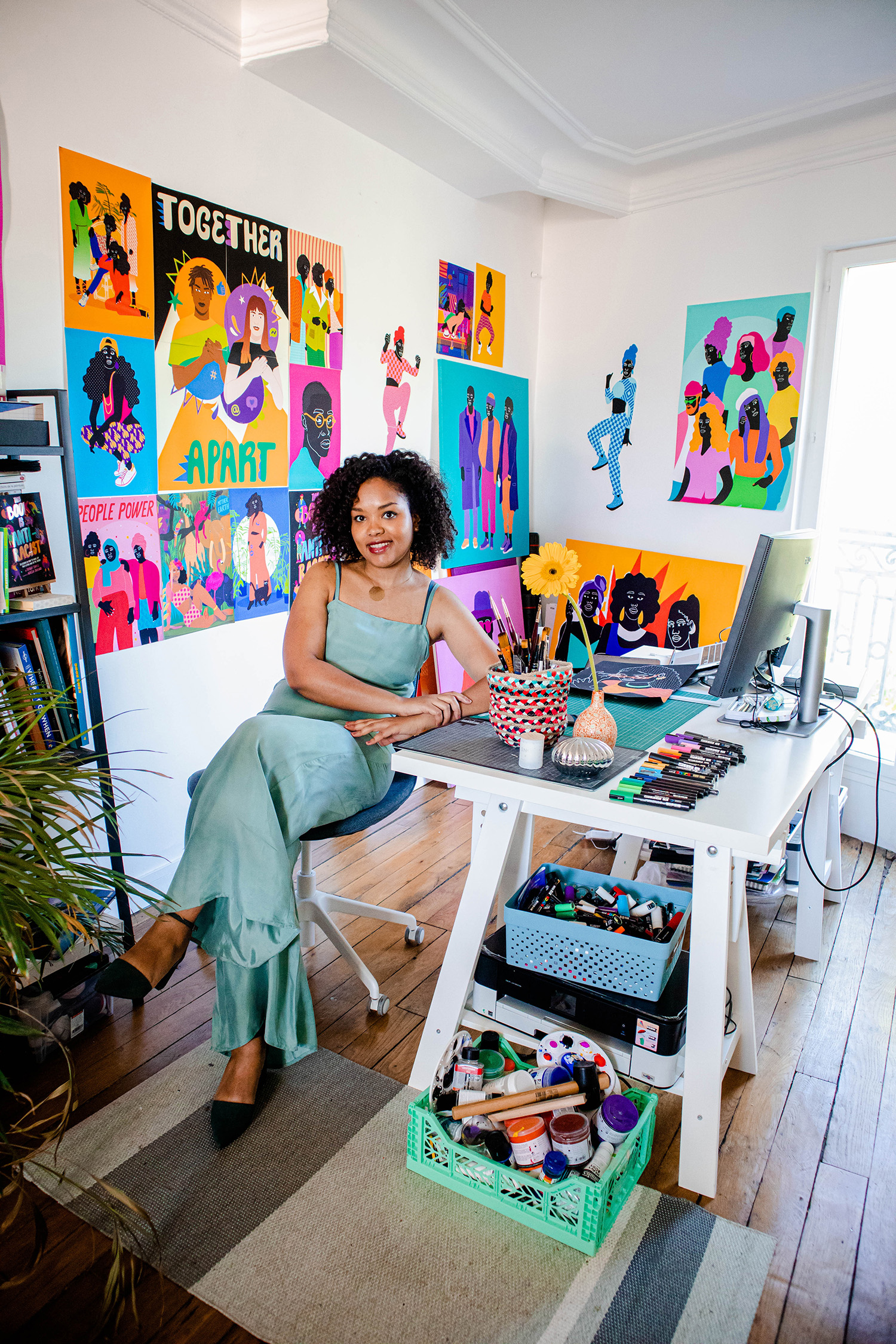 Stay at home with colourful illustrator and animator Aurélia Durand.